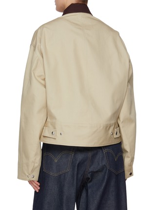 Back View - Click To Enlarge - JW ANDERSON - Curved Hem Workwear Jacket