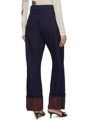 Back View - Click To Enlarge - JW ANDERSON - Turn Up Twisted Workwear Jeans