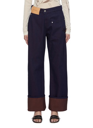 Main View - Click To Enlarge - JW ANDERSON - Turn Up Twisted Workwear Jeans