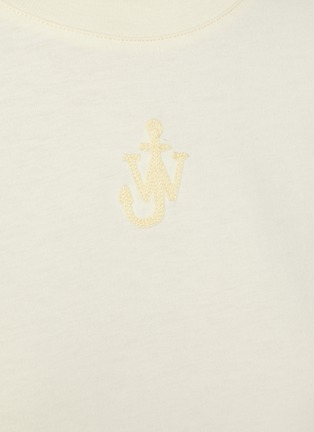  - JW ANDERSON - Embroidered Anchor Panelled Cotton T-Shirt