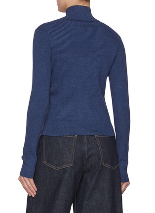 Back View - Click To Enlarge - JW ANDERSON - Zip Up Knit Cardigan