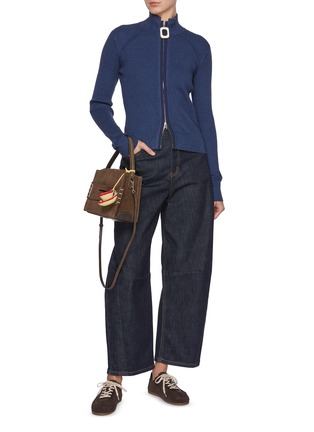 Figure View - Click To Enlarge - JW ANDERSON - Zip Up Knit Cardigan