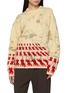 Main View - Click To Enlarge - JW ANDERSON - Printed Jacquard Wool Blend Sweater