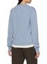 Back View - Click To Enlarge - JW ANDERSON - Contrast Layered Wool Cashmere Cardigan