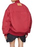 Back View - Click To Enlarge - JW ANDERSON - Oversized Curved Bomber Jacket