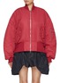 Main View - Click To Enlarge - JW ANDERSON - Oversized Curved Bomber Jacket