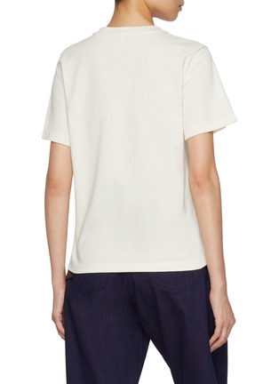 Back View - Click To Enlarge - JW ANDERSON - Rugby Scene Printed Cotton T-Shirt