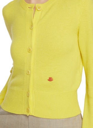  - JW ANDERSON - Contrast Embroidered Wool Cardigan