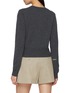 Back View - Click To Enlarge - JW ANDERSON - Contrast Embroidered Wool Cardigan