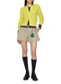 Figure View - Click To Enlarge - JW ANDERSON - Contrast Embroidered Wool Cardigan