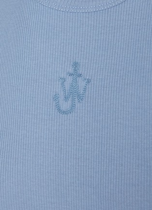 - JW ANDERSON - Anchor Embroidered Cotton Vest Top