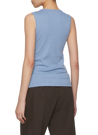 Back View - Click To Enlarge - JW ANDERSON - Anchor Embroidered Cotton Vest Top