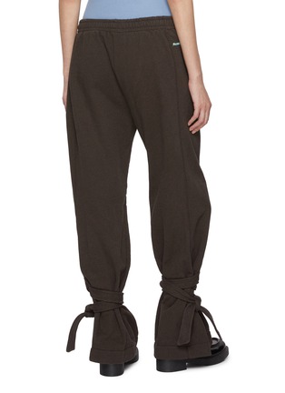 Back View - Click To Enlarge - JW ANDERSON - Tied Bow Cotton Joggers
