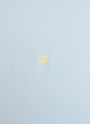  - JW ANDERSON - Crockery Embroidered Cotton Polo Sweatshirt