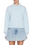 Main View - Click To Enlarge - JW ANDERSON - Crockery Embroidered Cotton Polo Sweatshirt
