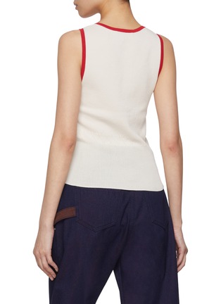 Back View - Click To Enlarge - JW ANDERSON - Contrast Trim Vest