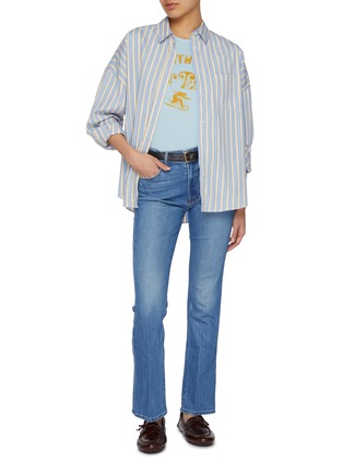 Figure View - Click To Enlarge - MOTHER - The Outsider Flood Medium Wash Jeans