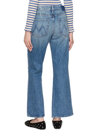 Back View - Click To Enlarge - MOTHER - The Bookie Flood Distressed Denim Jeans