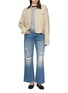 Figure View - Click To Enlarge - MOTHER - The Bookie Flood Distressed Denim Jeans