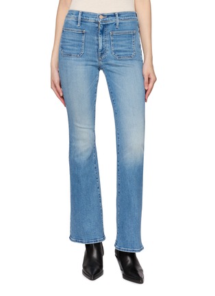 Main View - Click To Enlarge - MOTHER - The Lil Patch Pocket Weekender Denim Jeans