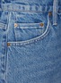  - MOTHER - The Main Course Frayed Hem Cotton Denim Shorts