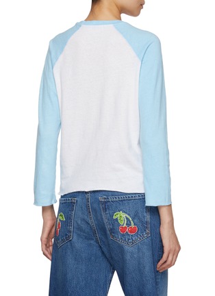 Back View - Click To Enlarge - MOTHER - The Sporty Concert Cherry T-Shirt