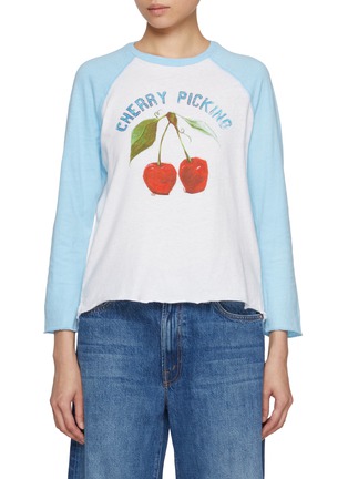 Main View - Click To Enlarge - MOTHER - The Sporty Concert Cherry T-Shirt