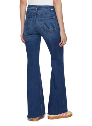 Back View - Click To Enlarge - MOTHER - Lil' Doozy Frayed Hem Flared Jeans