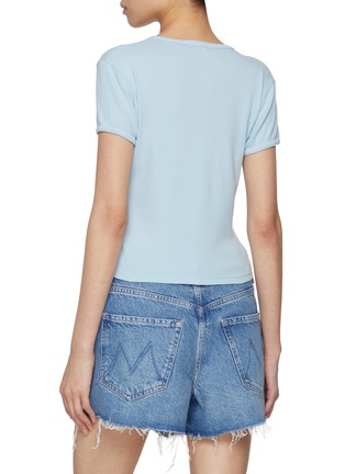 Back View - Click To Enlarge - MOTHER - The Itty Bitty Ringer Cotton T-Shirt
