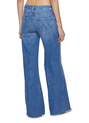 Back View - Click To Enlarge - MOTHER - Roller Frayed Wide Leg Jeans