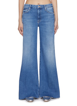 Main View - Click To Enlarge - MOTHER - Roller Frayed Wide Leg Jeans