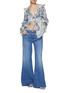 Figure View - Click To Enlarge - MOTHER - Roller Frayed Wide Leg Jeans