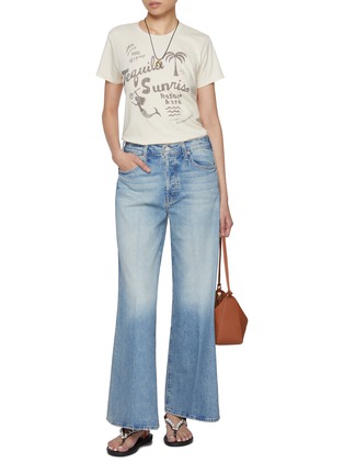 Figure View - Click To Enlarge - MOTHER - Lil' Tomcat Roller Wide Leg Jeans