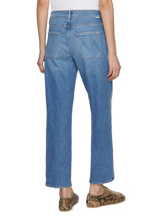 Back View - Click To Enlarge - MOTHER - The Patch Pocket Ankle Medium Wash Jeans