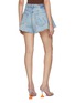 Back View - Click To Enlarge - MOTHER - The Flutter Frayed Hem Denim Shorts