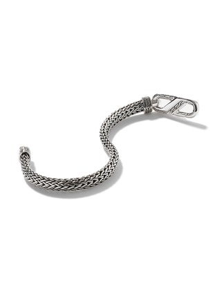 Detail View - Click To Enlarge - JOHN HARDY - Classic Chain Sterling Silver Carabiner Clasp Bracelet — Size UM