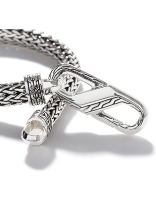  - JOHN HARDY - Classic Chain Sterling Silver Carabiner Clasp Bracelet — Size UM