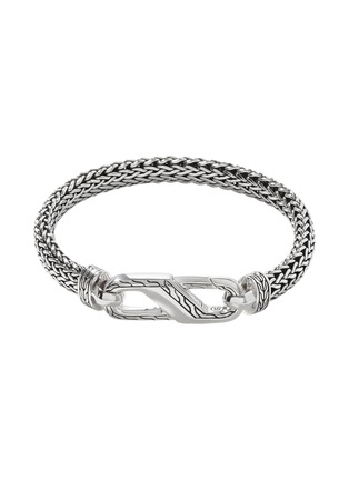 Main View - Click To Enlarge - JOHN HARDY - Classic Chain Sterling Silver Carabiner Clasp Bracelet — Size UM