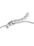 Detail View - Click To Enlarge - JOHN HARDY - JH Essentials Sapphire Spinel Hammered Sterling Silver Mini Rolo Chain Necklace — Size 18-20