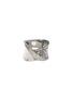 Main View - Click To Enlarge - JOHN HARDY - JH Essentials Diamond Sterling Silver Hammered Ring — Size 7