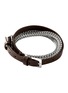Detail View - Click To Enlarge - JOHN HARDY - Icon Extension Sterling Silver Leather Bracelet — Size UL