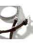  - JOHN HARDY - Icon Extension Sterling Silver Leather Bracelet — Size UL