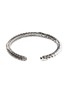 Detail View - Click To Enlarge - JOHN HARDY - Classic Chain Sterling Silver Sapphire Spinel Hammered Twisted Cuff — Size M