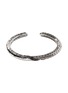 Main View - Click To Enlarge - JOHN HARDY - Classic Chain Sterling Silver Sapphire Spinel Hammered Twisted Cuff — Size M