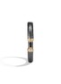 Detail View - Click To Enlarge - JOHN HARDY - Dot 18K Gold Sterling Silver Black Rhodium Cuff — Size M