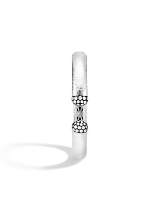 Detail View - Click To Enlarge - JOHN HARDY - Dot Moon Hammered Sterling Silver Cuff — Size M