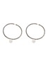 Detail View - Click To Enlarge - JOHN HARDY - JH Essentials Cultured Fresh Water Pearl Sterling Silver Hoop Earrings
