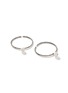 Detail View - Click To Enlarge - JOHN HARDY - JH Essentials Cultured Fresh Water Pearl Sterling Silver Hoop Earrings