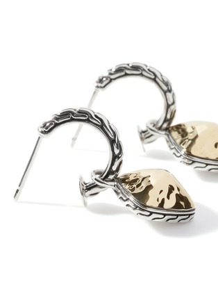  - JOHN HARDY - JH Essentials Hammered 18K Gold Sterling Silver Drop Earrings