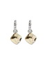 Main View - Click To Enlarge - JOHN HARDY - JH Essentials Hammered 18K Gold Sterling Silver Drop Earrings